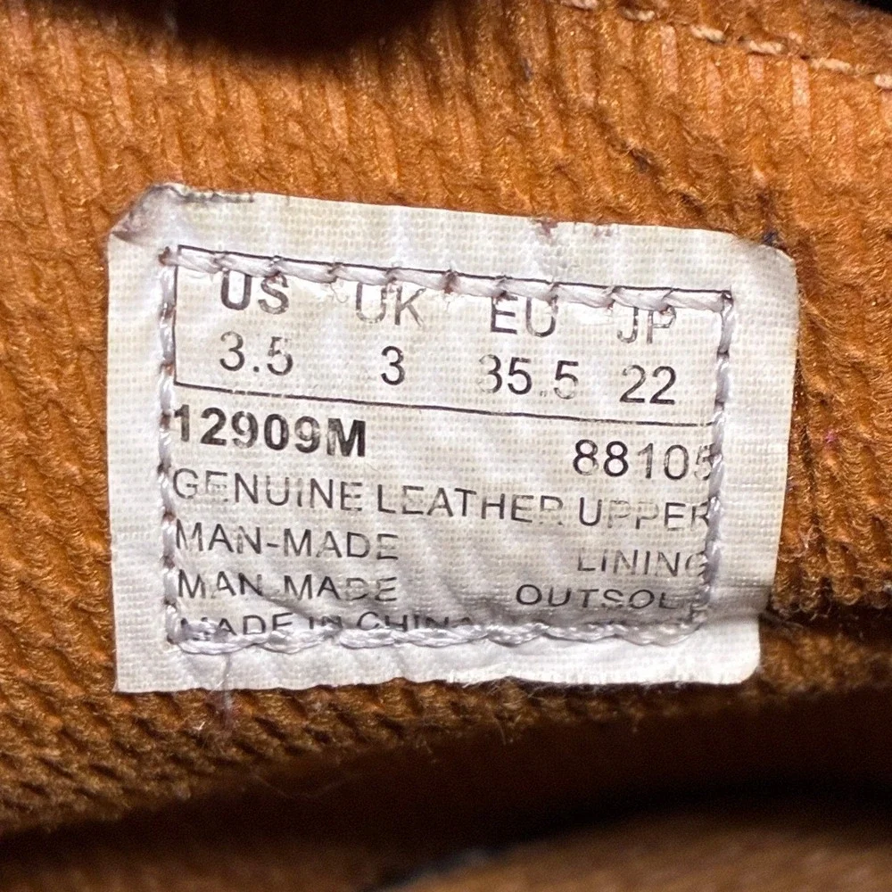 Timberland 6 Inch Premium Waterproof Boots Youth 3.5 Wheat Nubuck Leather